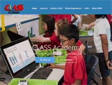Tablet Screenshot of classacademy.com